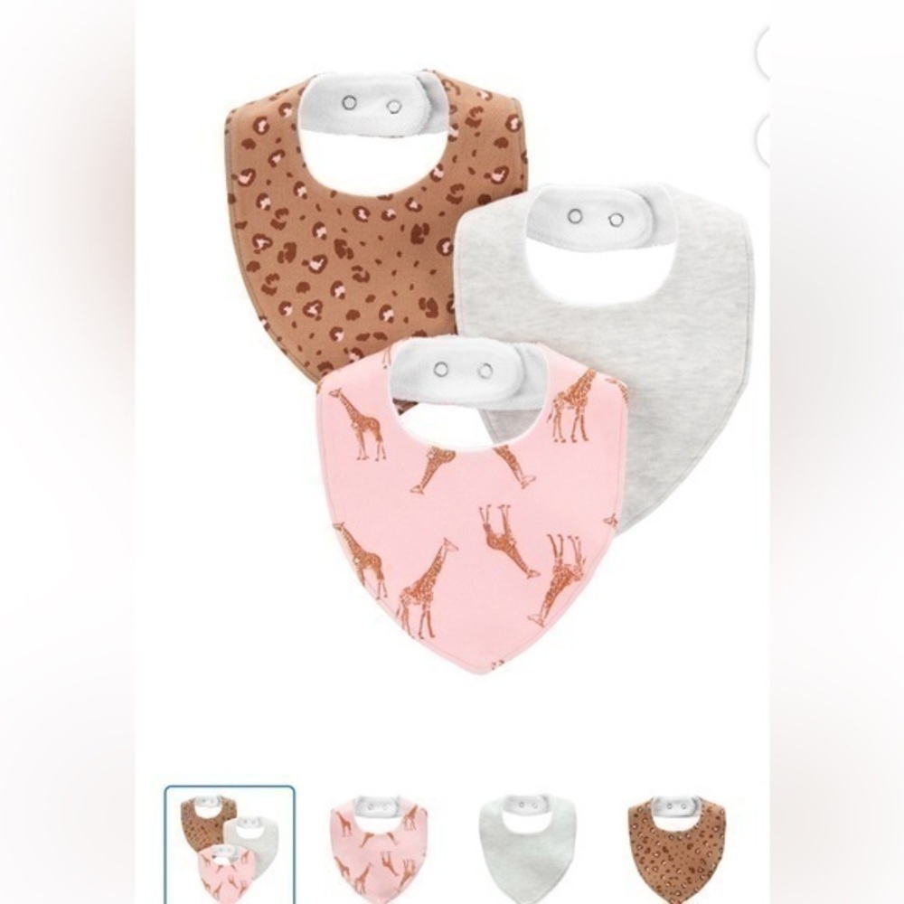 Carters bandanna bibs